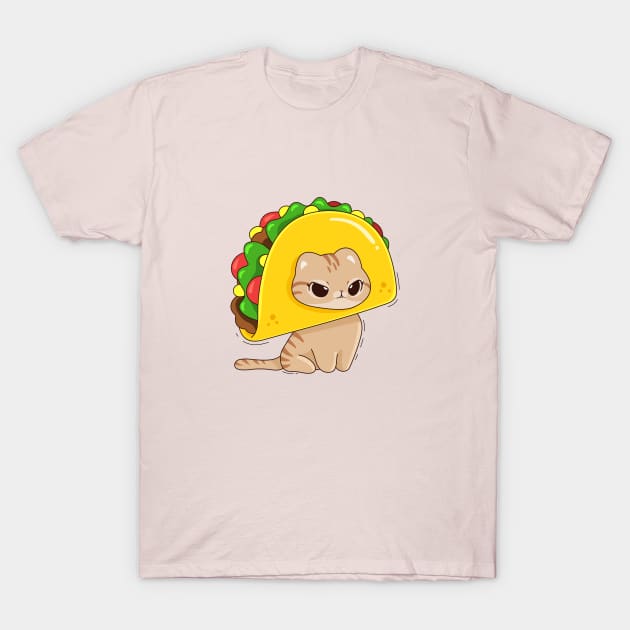 Cat and tacos T-Shirt by My Happy-Design